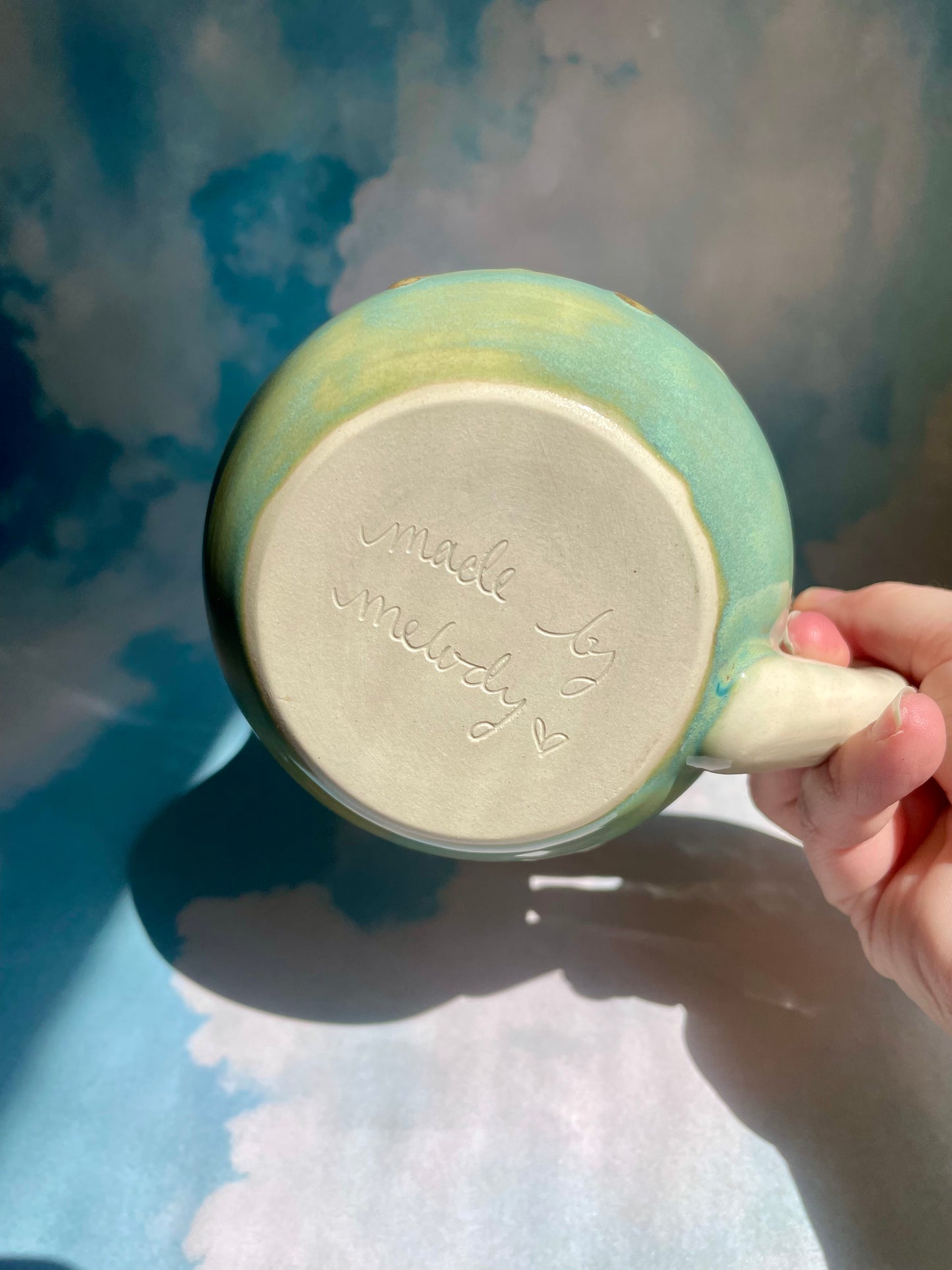 Mushroom Handle Mug 22oz
