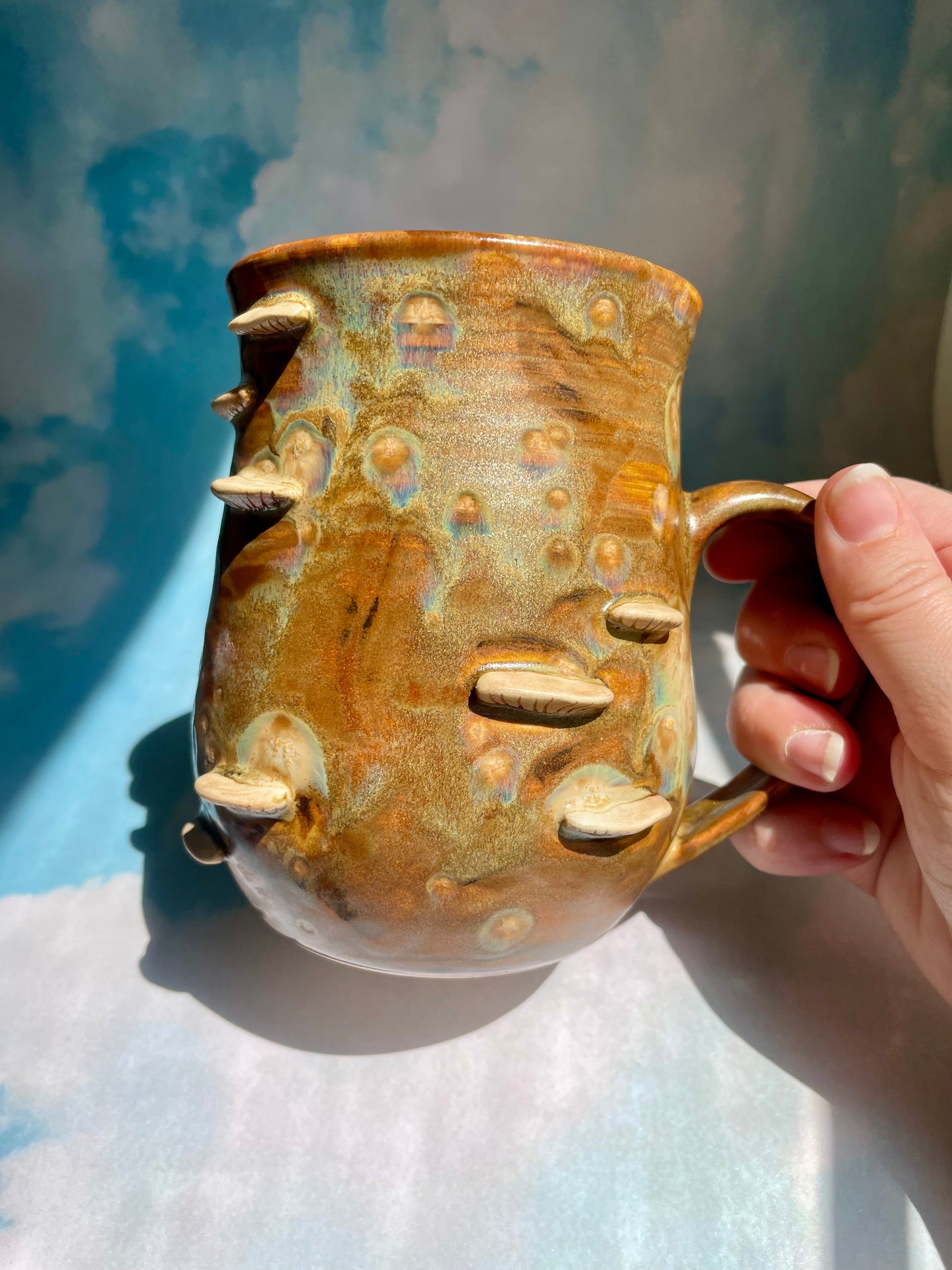 Turkey Tail Mushroom Mug 24oz
