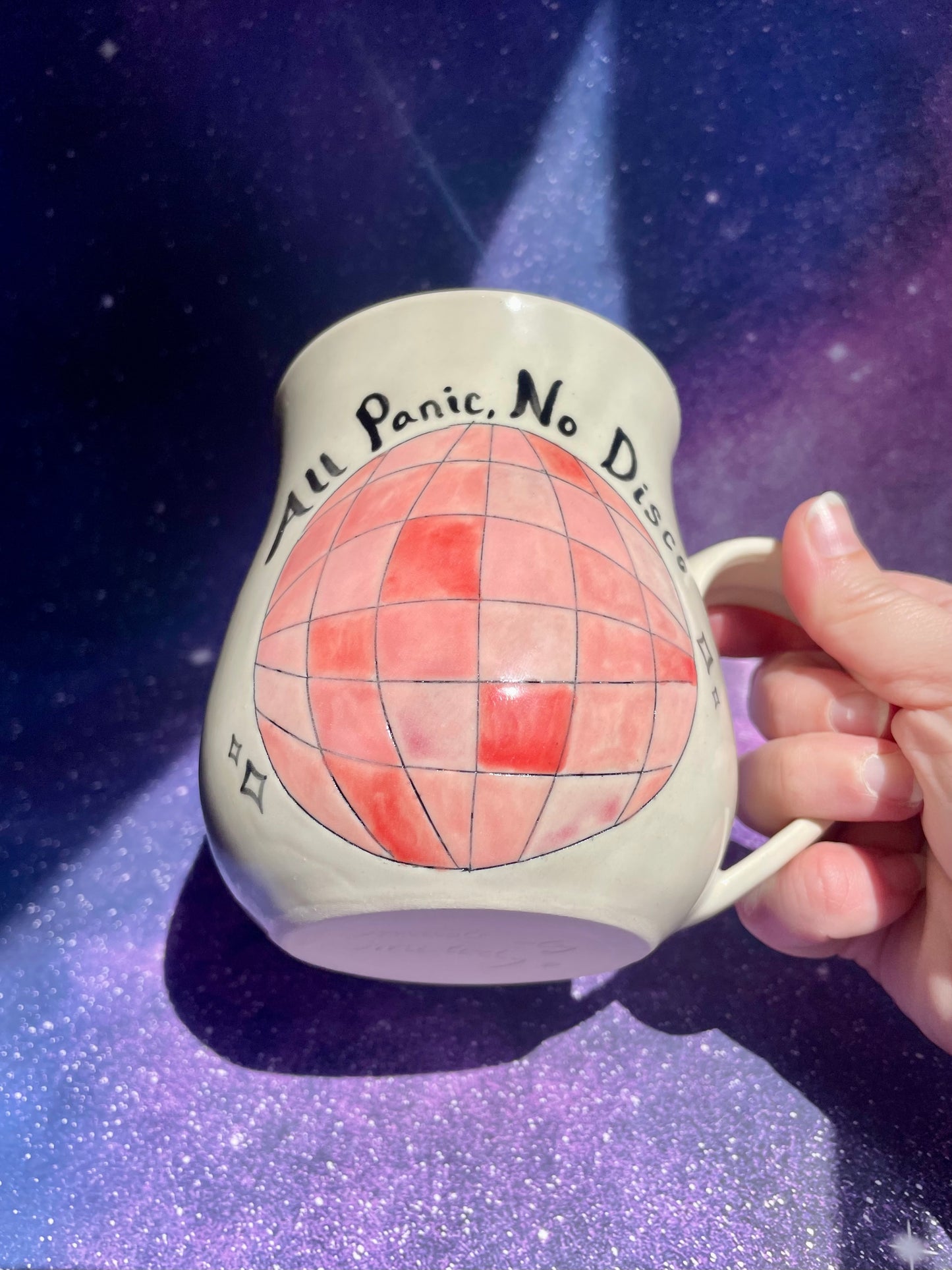 All Panic, No Disco Mug 19oz