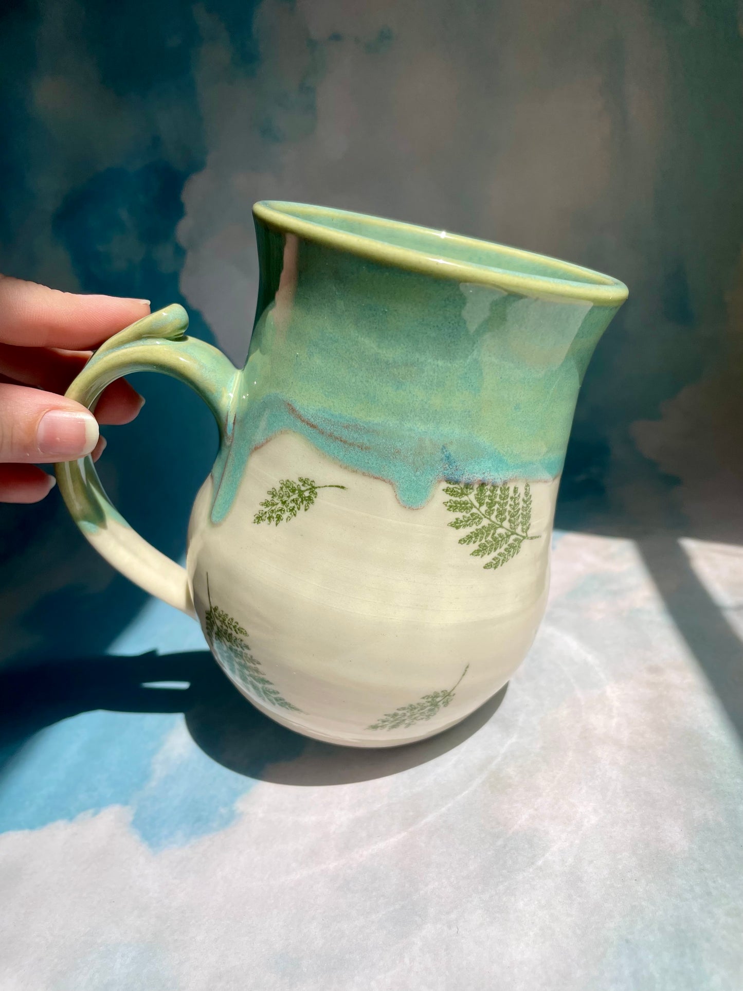 Fern Leaf Mug 21oz