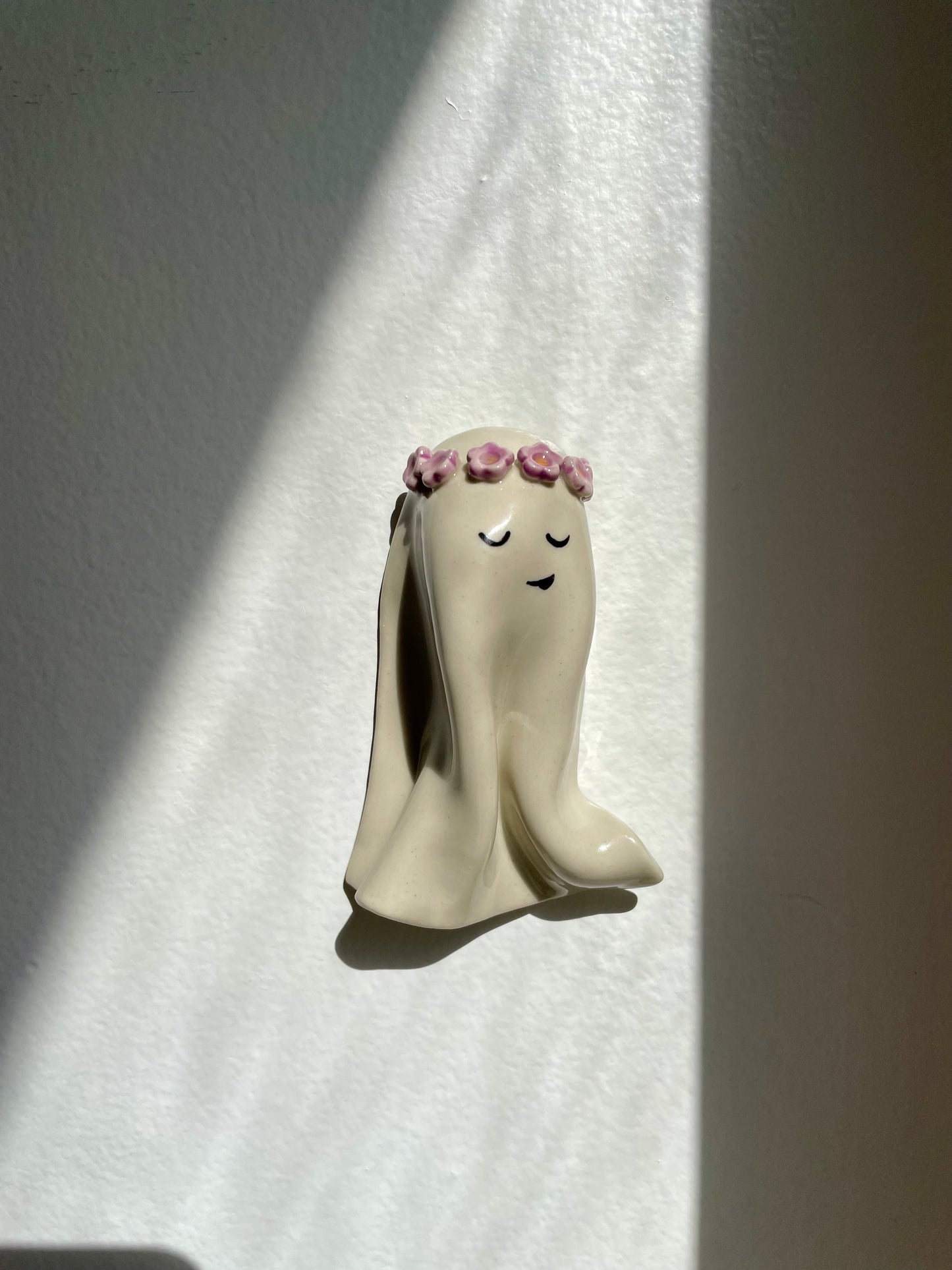Wall Ghostie ~ Flower Crown