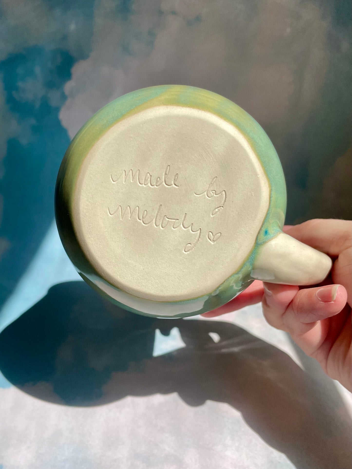 Mushroom Handle Mug 19oz
