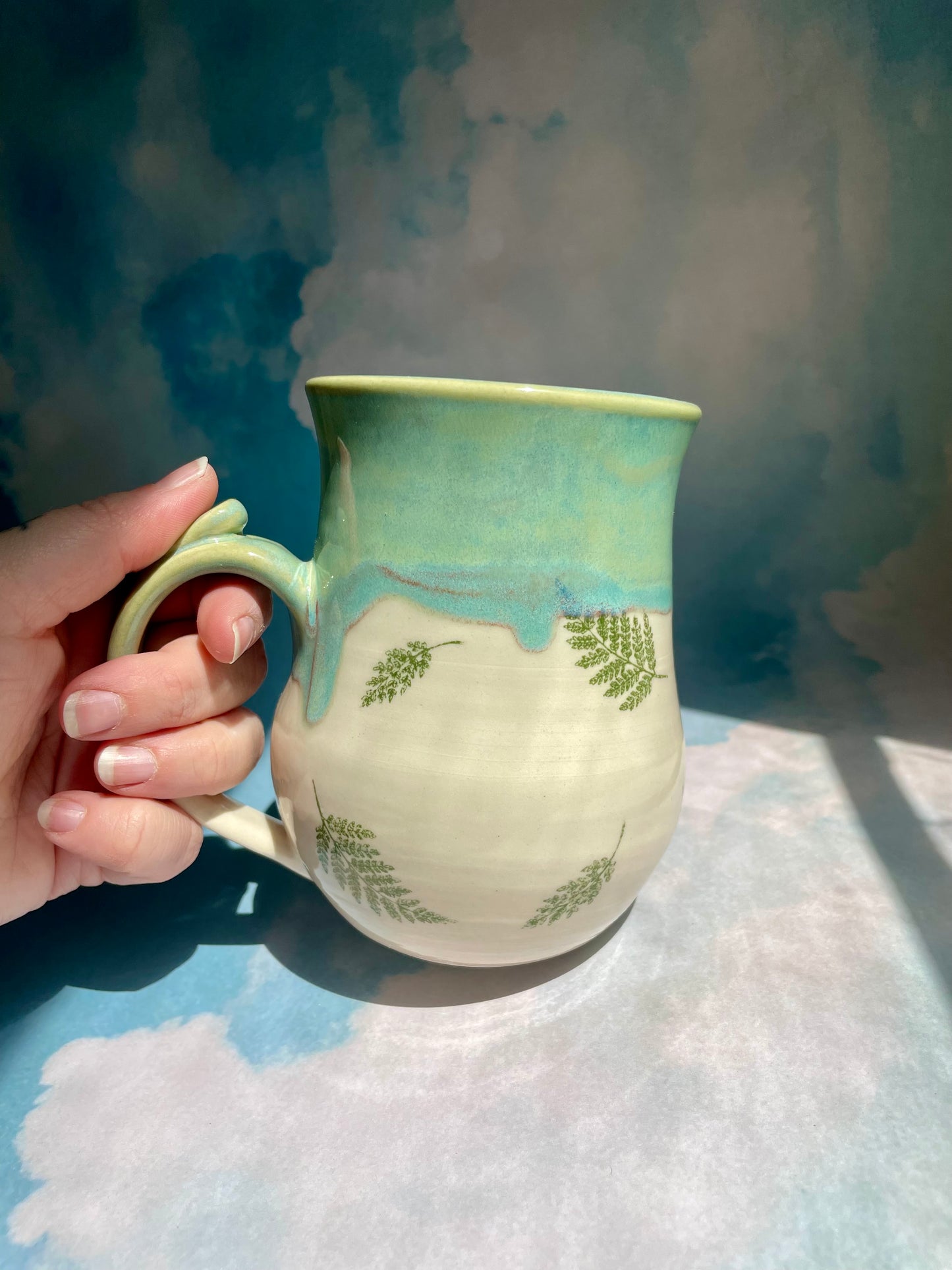 Fern Leaf Mug 21oz