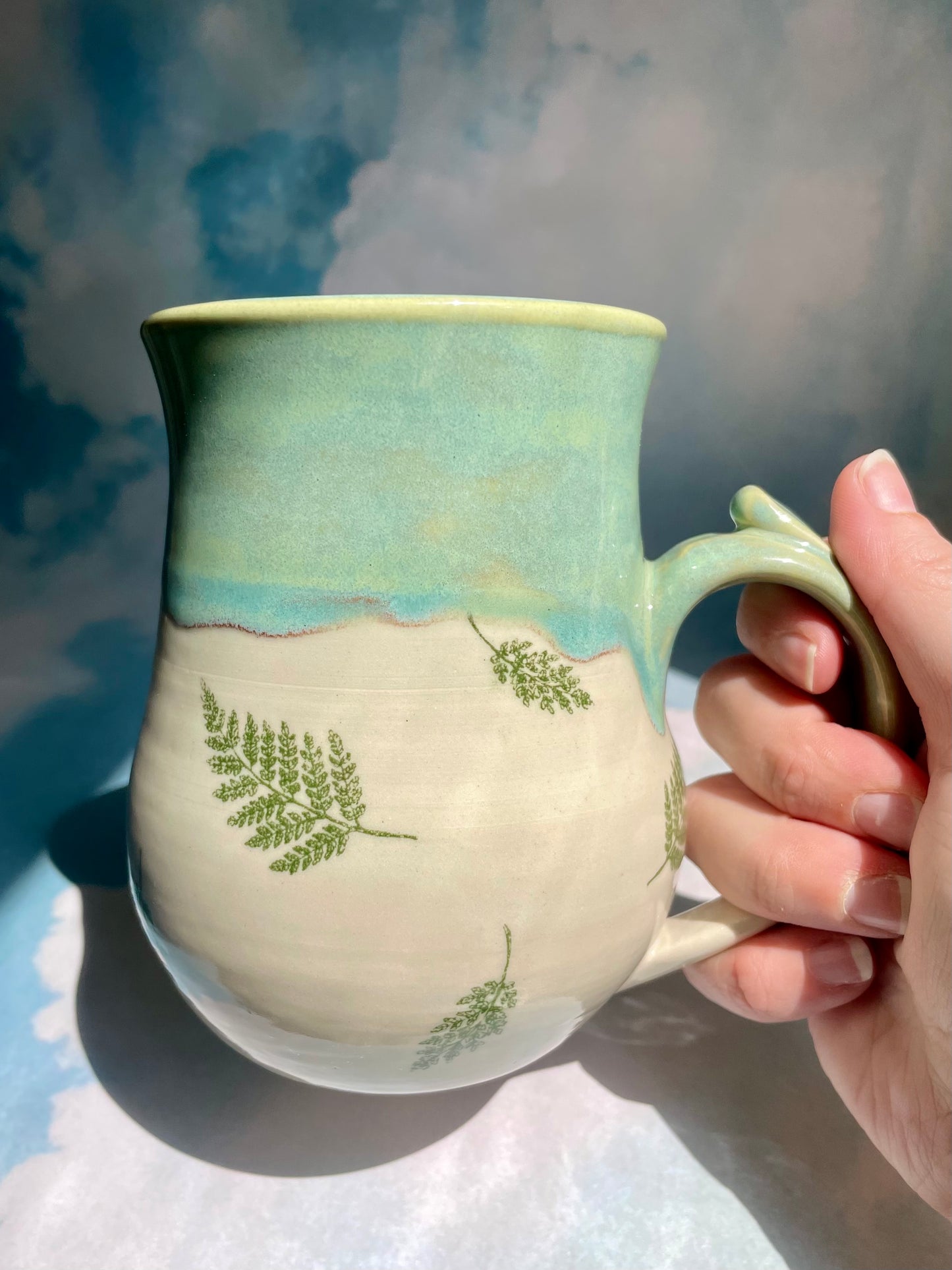 Fern Leaf Mug 21oz