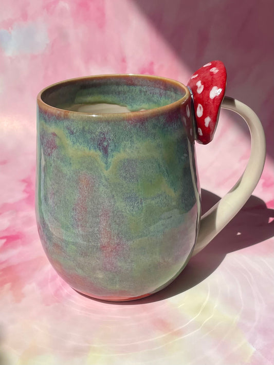 Mushroom Handle Mug 24oz