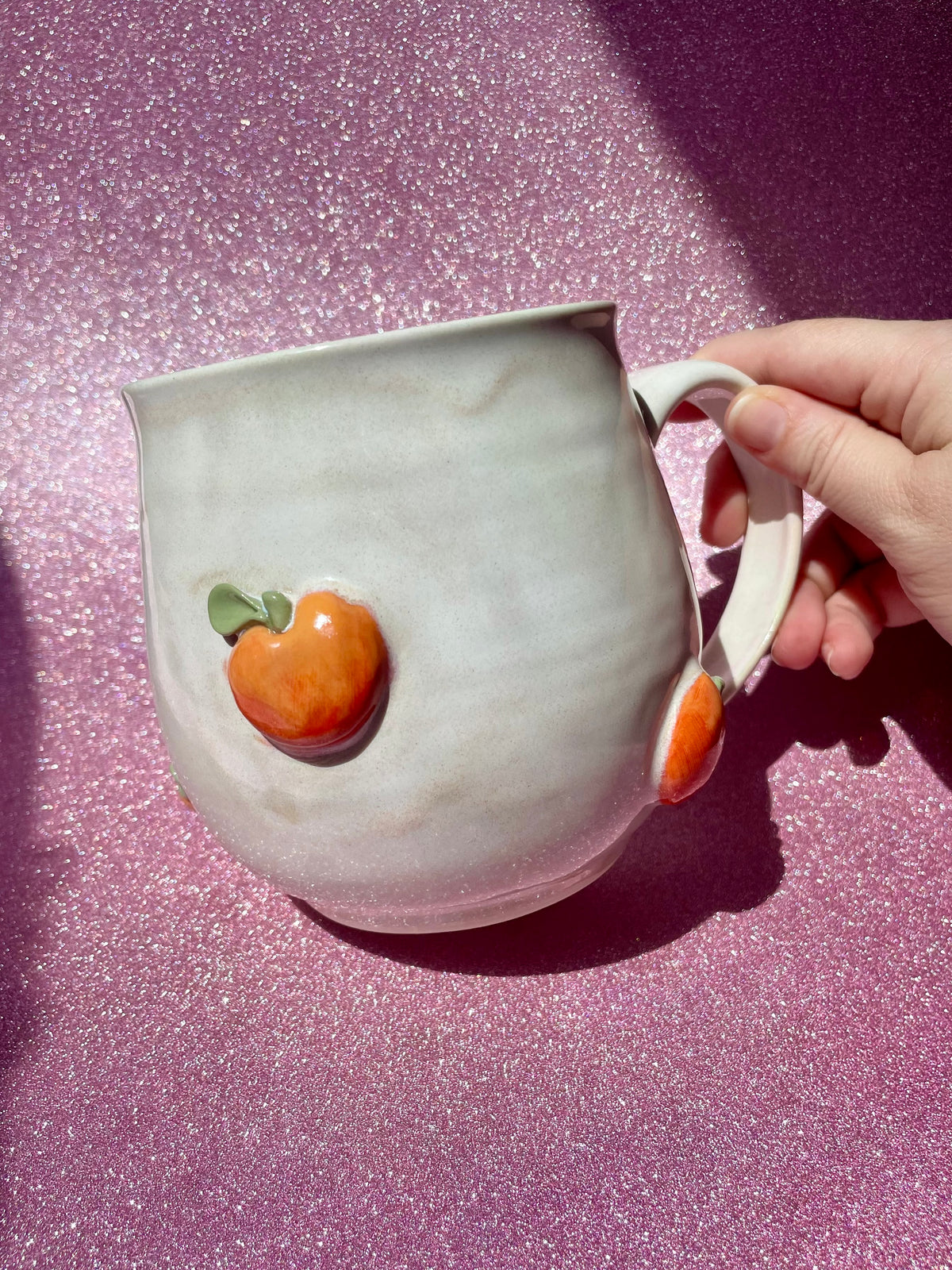 Peaches n Cream Mug 17 oz