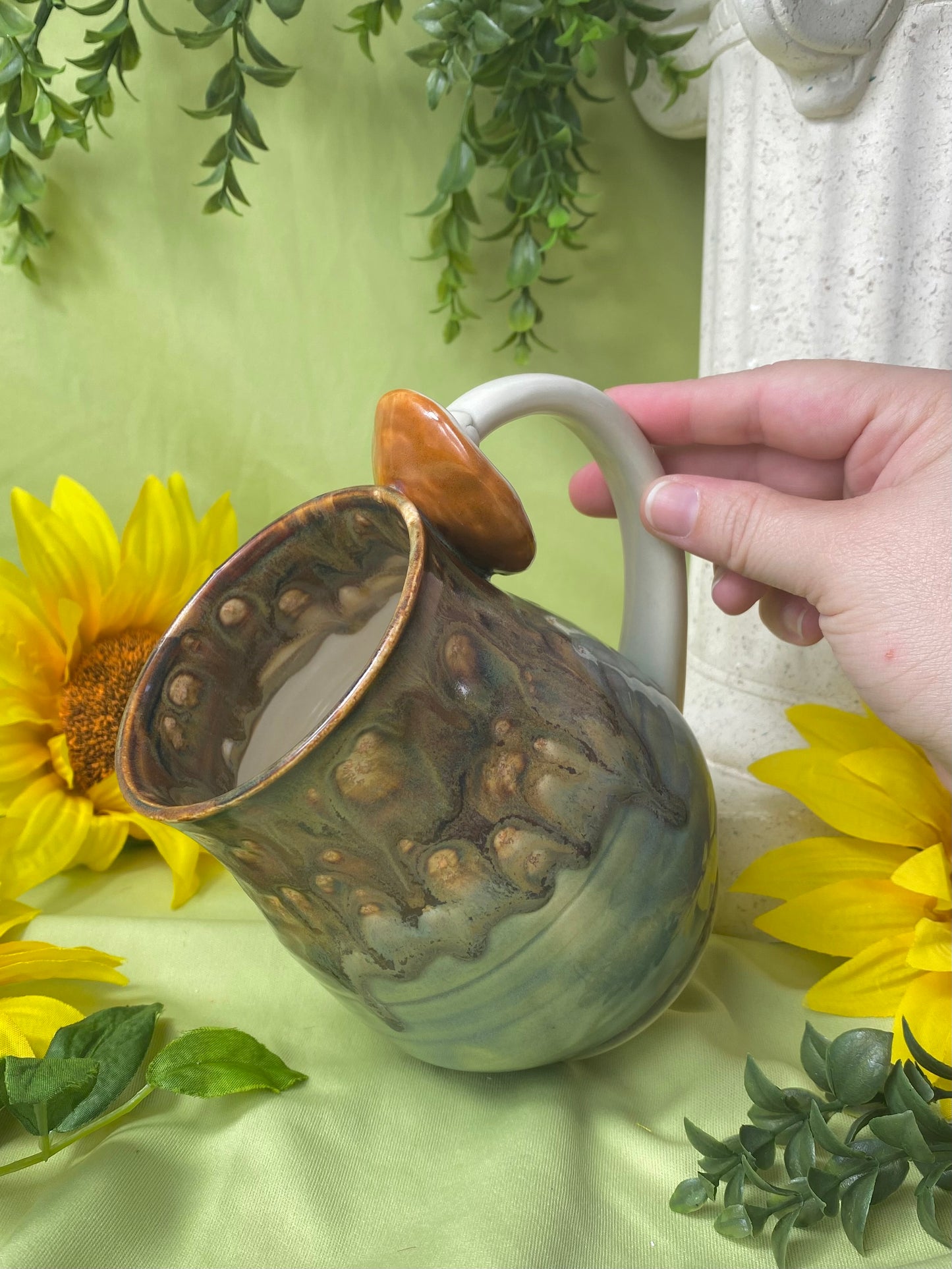 Mushroom Handle Mug 24oz