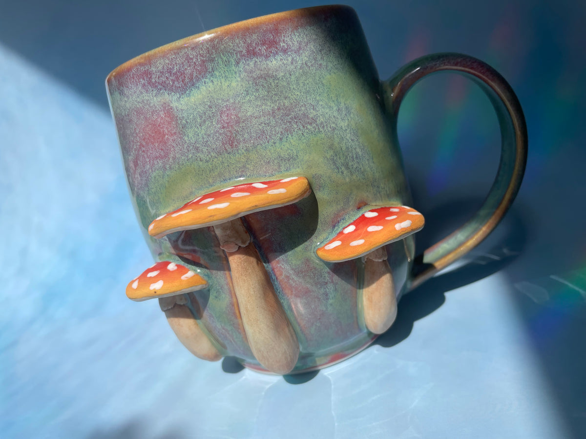 Amanita Mushroom Mug 24oz
