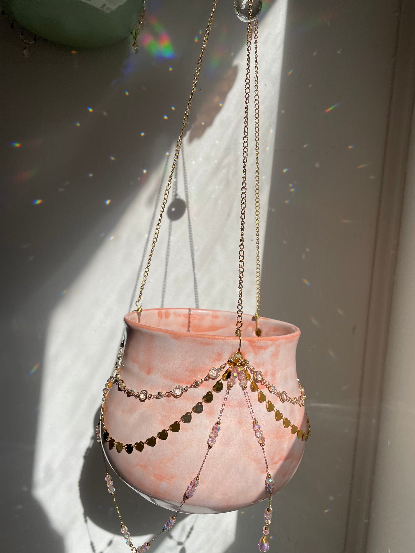 Jeweled Suncatcher Planter ~ Sweet Sunrise