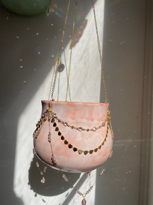 Jeweled Suncatcher Planter ~ Sweet Sunrise