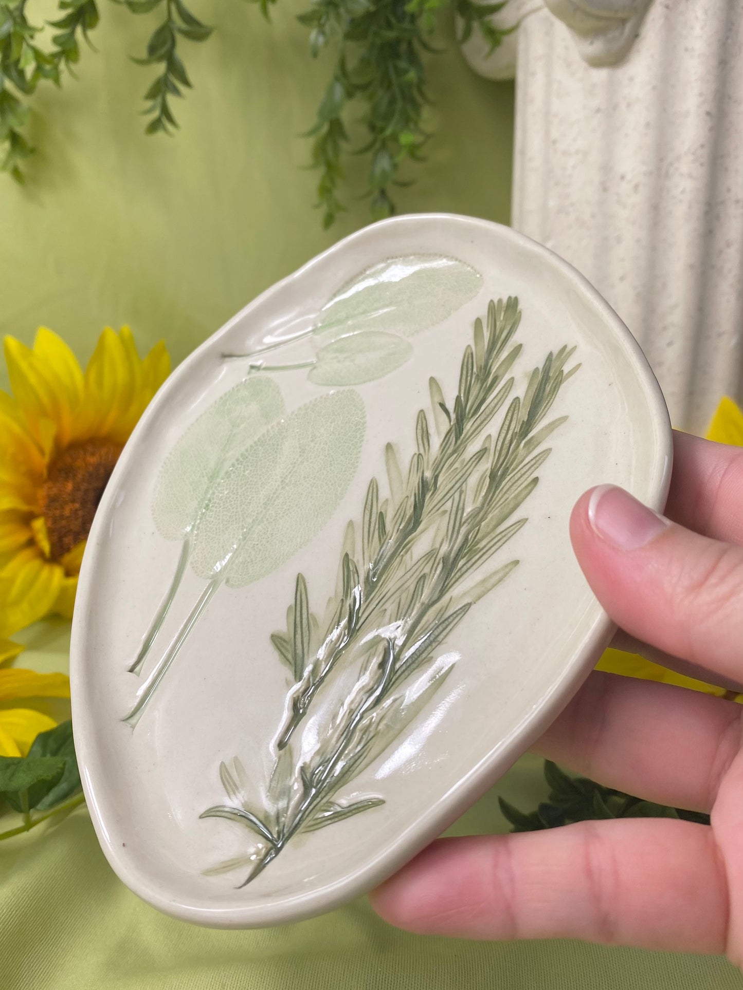 Rosemary + Sage Dish (large)