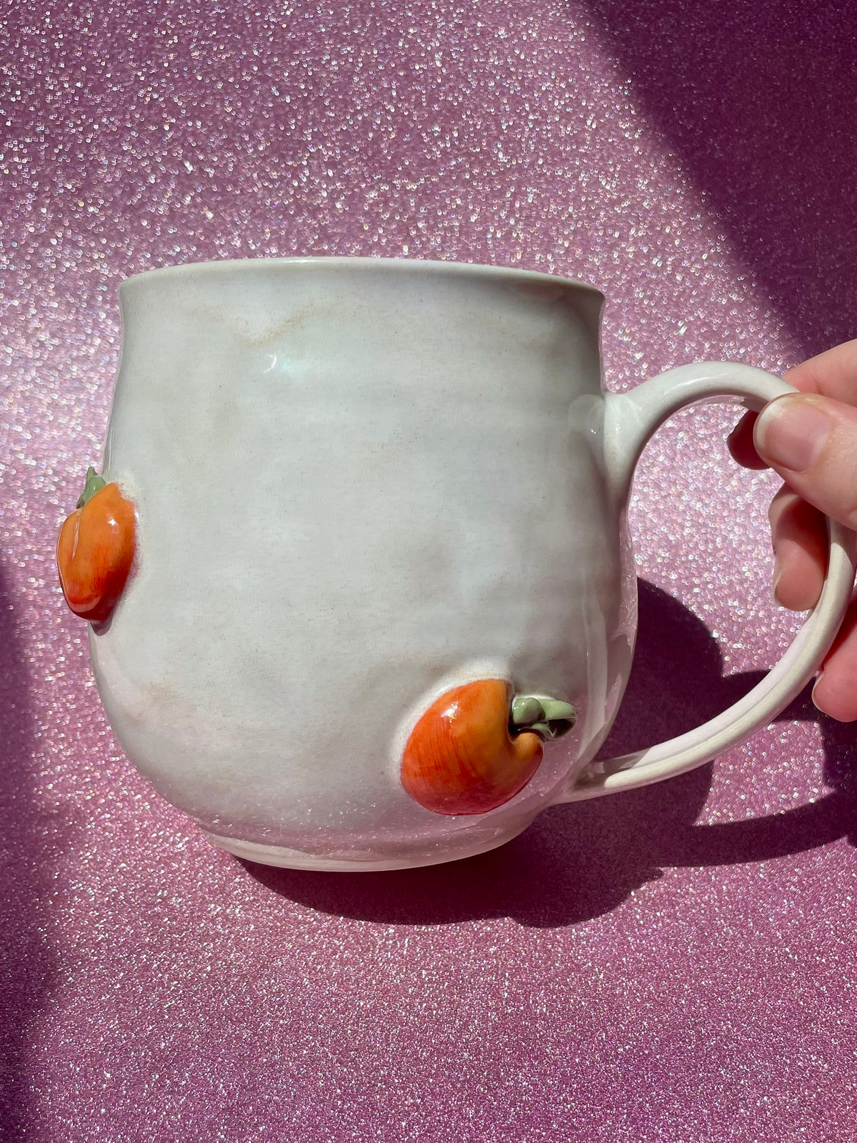 Peaches n Cream Mug 17 oz